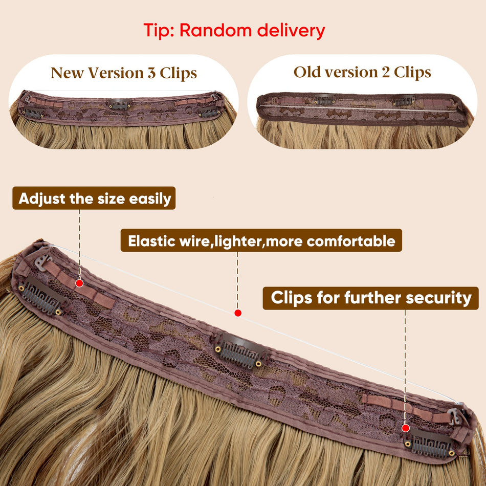 Four-Piece Curly Hair Extensions – Full Voluminous Look
