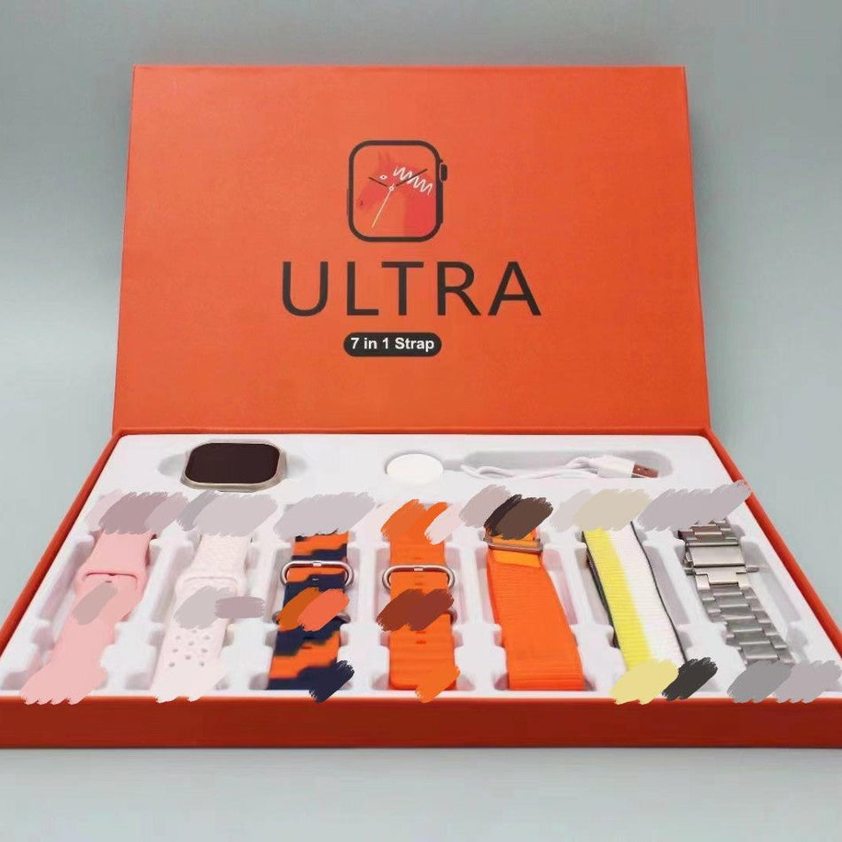 S9 Smartwatch with 7 Straps & Fitness Tracking