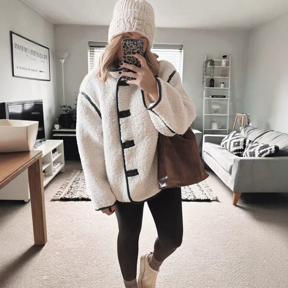 STOCK-Women’s Lamb Wool Jacket