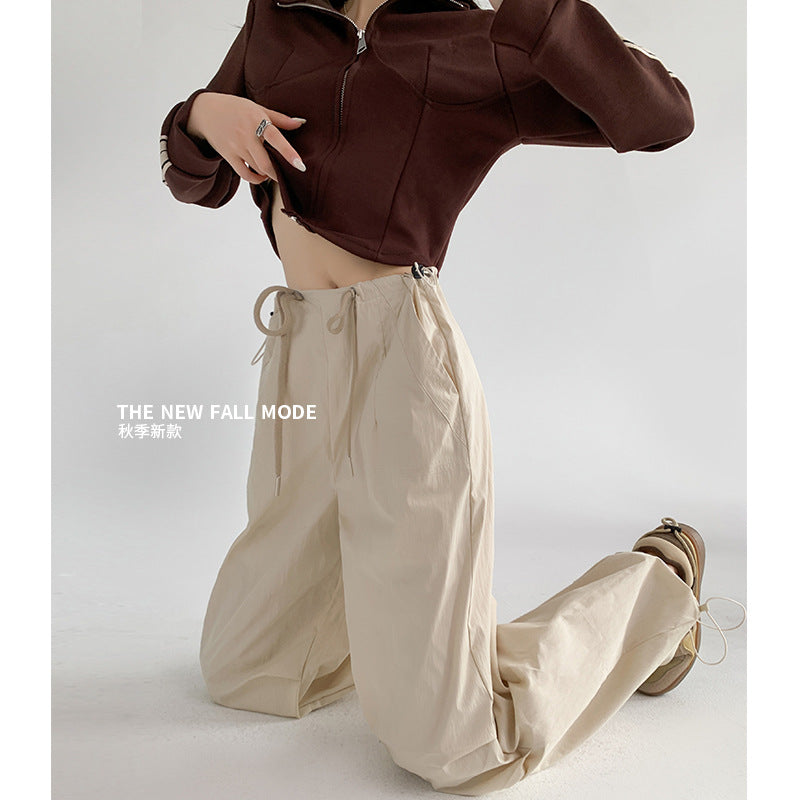 Women’s Summer Parachute Pants – High Waist & Quick-Dry