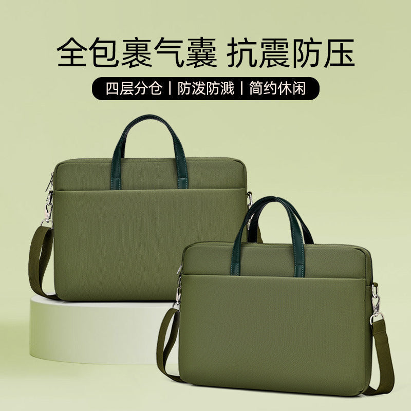 15.6 Inch Laptop Bag Shockproof Single Shoulder Briefcase
