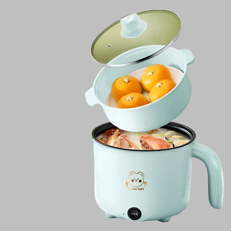 Mini Electric Hot Pot – Fry, Boil & Cook for Dorms,
