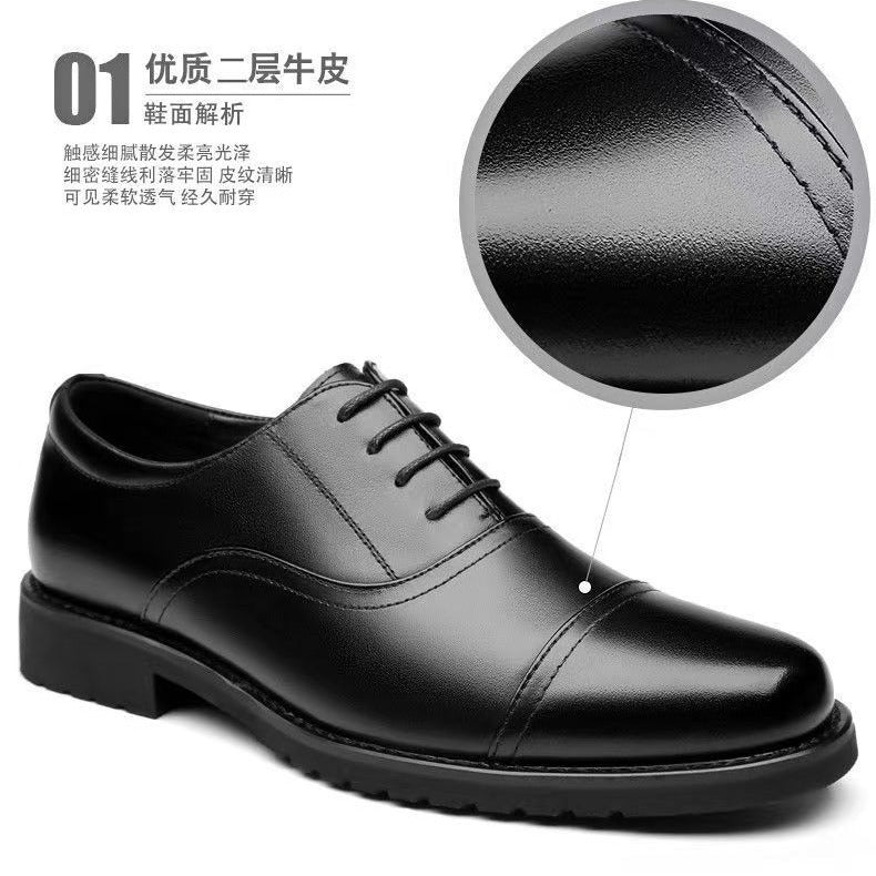 Men’s Formal Leather Shoes Business Work Plus Size
