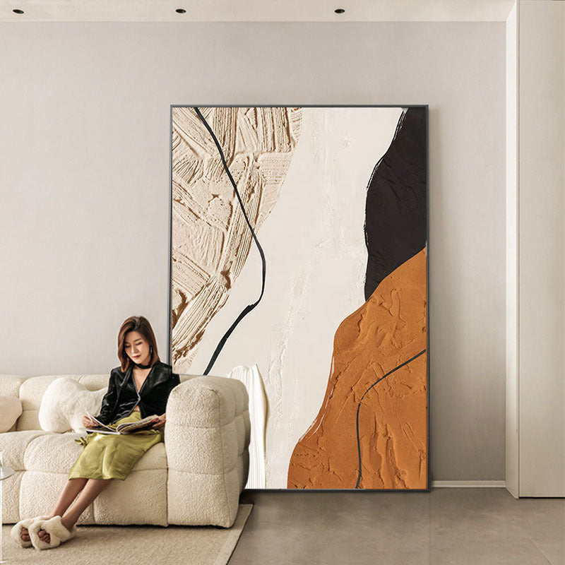 Modern Abstract Wall Painting – Living Room Decor 🎨🖼️