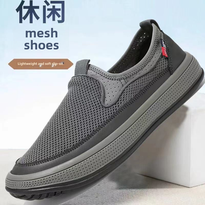 Men’s Mesh Slip-On Shoes – Summer Cloth Style