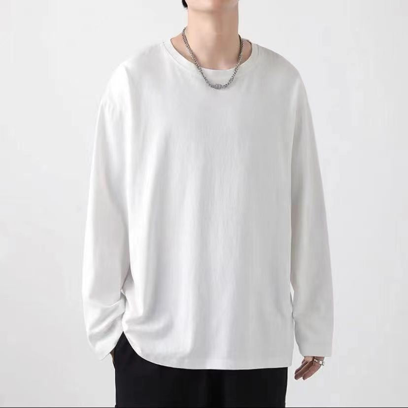 Men’s Long-Sleeve Casual Round-Neck T-Shirt