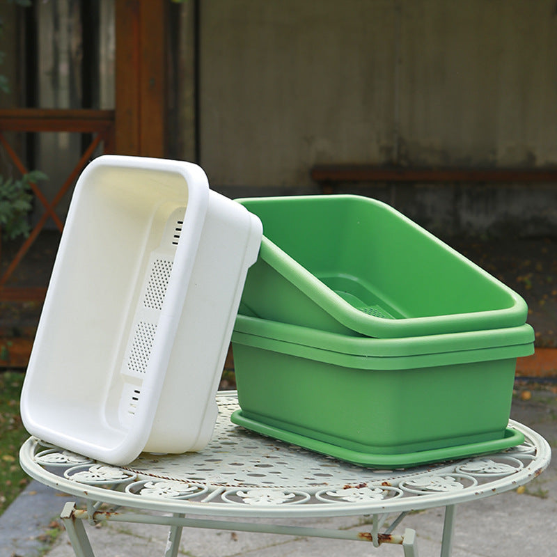 STOCK-Rectangular Vegetable Planter Box – Thick & Durable Pot