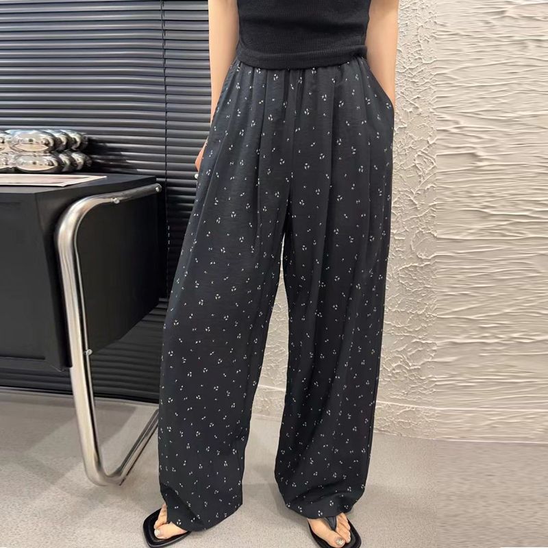 Summer Slim-Look Loose Casual Pants – Western Style