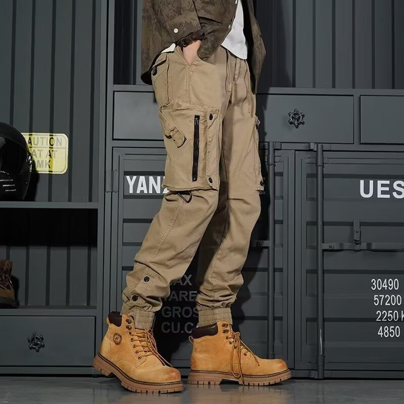 INSTOCK-Men's Tactical Cargo Jogger Pants Plus Size