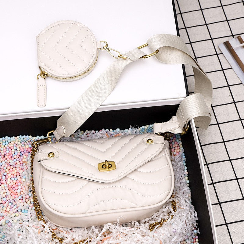 INSTOCK-High-End Women’s Chain Shoulder Bag – Trendy Small Square