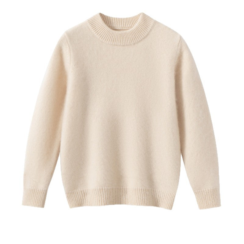Kids Wool Blend Half Turtleneck Sweater Autumn Winter