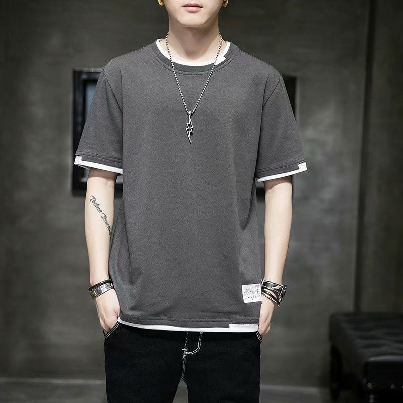 INSTOCK-Casual Half-Sleeved T-Shirt for Men ‚ Perfect for