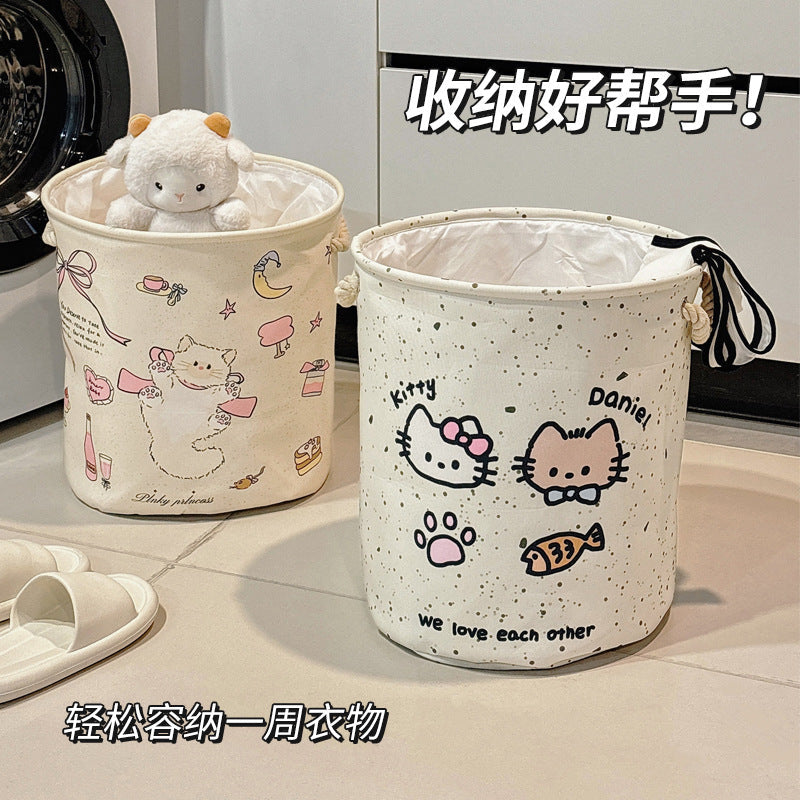 Foldable Large-Capacity Waterproof Dirty Clothes Storage Basket