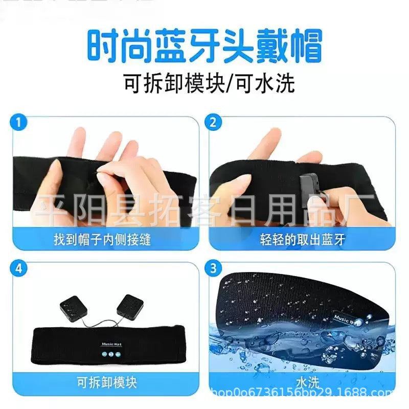 Wireless Bluetooth Sports & Sleep Headband Headset