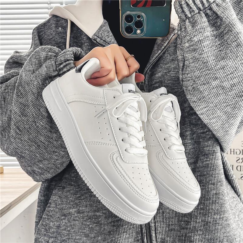 STOCK-2025 Autumn Men’s White Breathable Casual Sneakers