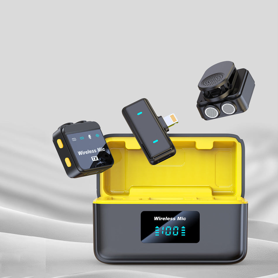 Q9 Wireless Dual Collar Mic – Clear Sound, Long Distance & Noise