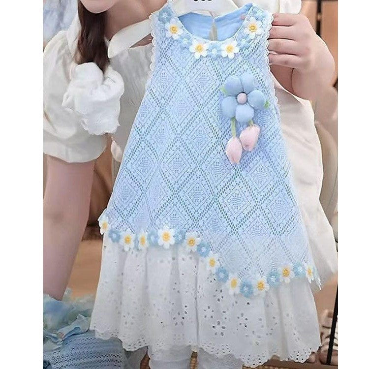 Girls Sleeveless Princess Dress Summer Cute Style – Summer Kids Fashion Nepal | Tudoholic
