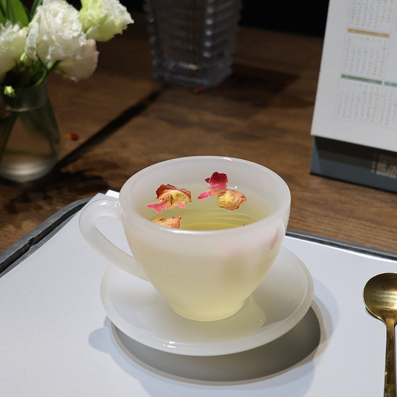 Jade Porcelain Coffee & Tea Cup Personal Small Breakfast Cup