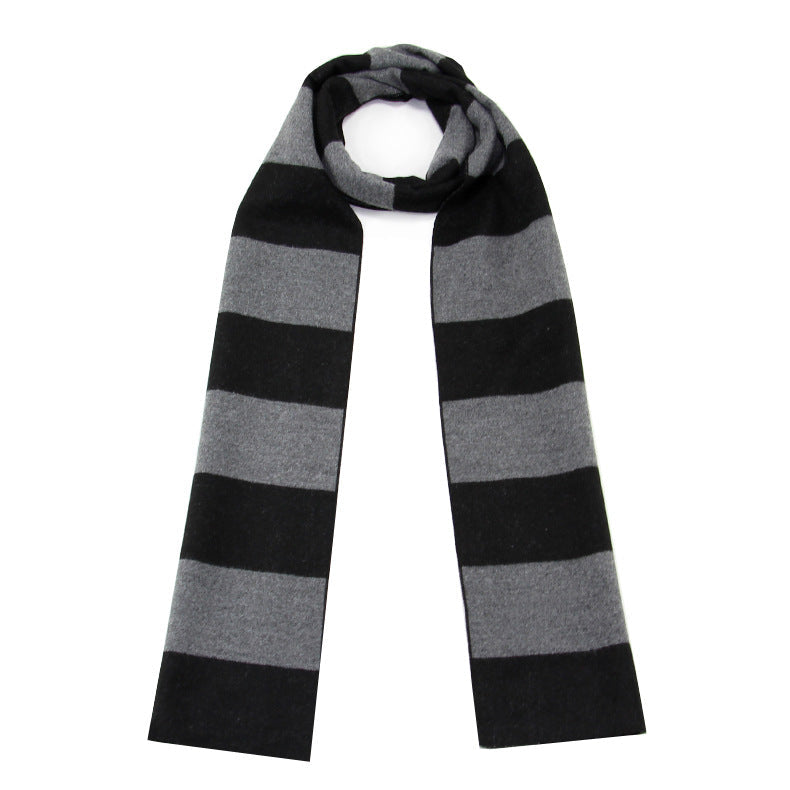 Gru Cosplay Scarf Black Gray Striped Thin Minions Costume