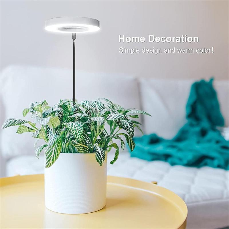USB LED Plant Growth Lamp with Timer & Adjustable Stand