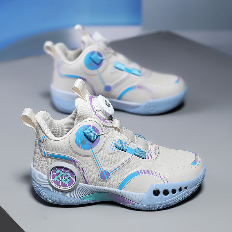 Kobe & Owen Signature Series: Boys' Elite Rotating Button Basketball Shoes (2026 Edition) – Kids Fashion Nepal | Tudoholic