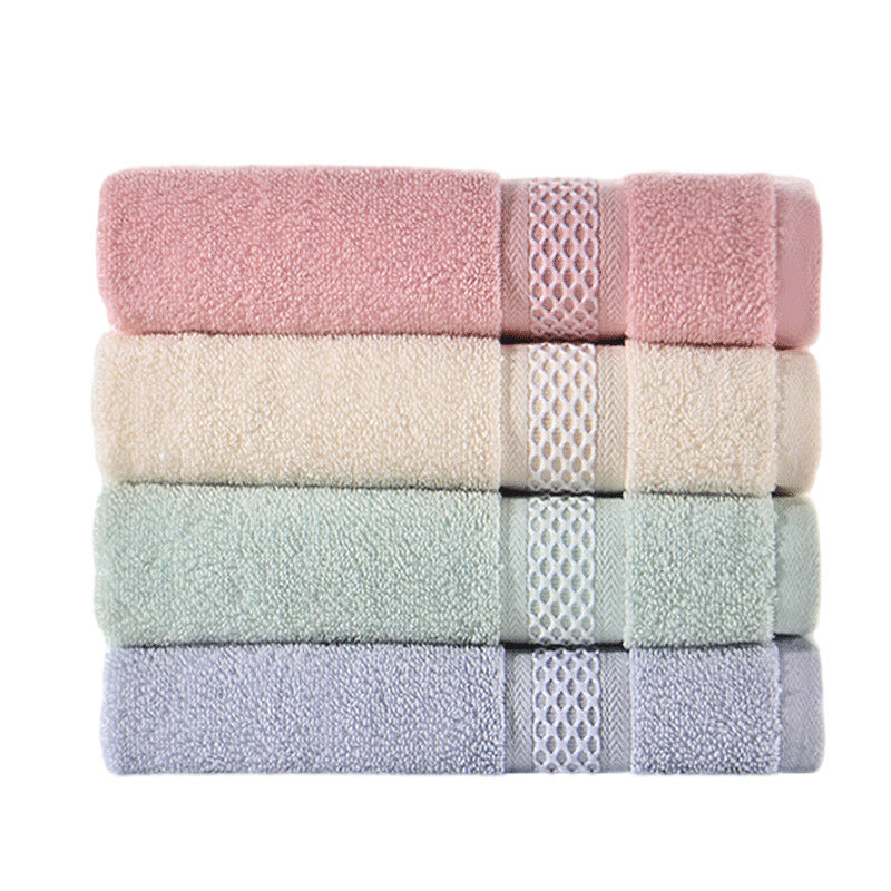 Matte Pure Cotton Bath Towel  Lint-Free Absorbent Wrap