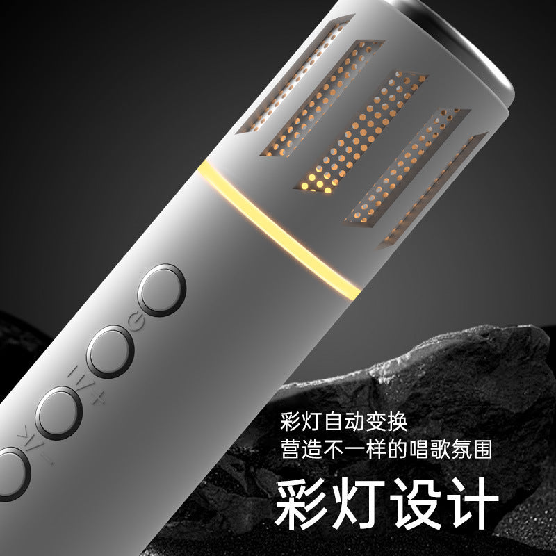 Portable Wireless K Song Mic – Bluetooth Mic + Speaker Live Set