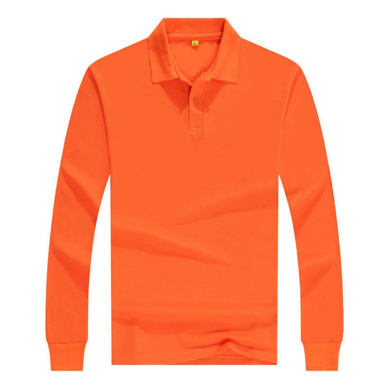 Custom Logo Polo Long Sleeve Workwear Shirt