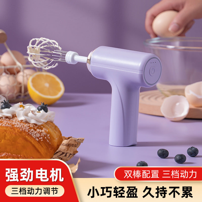 Wireless Handheld Egg Beater Electric Cream Blender