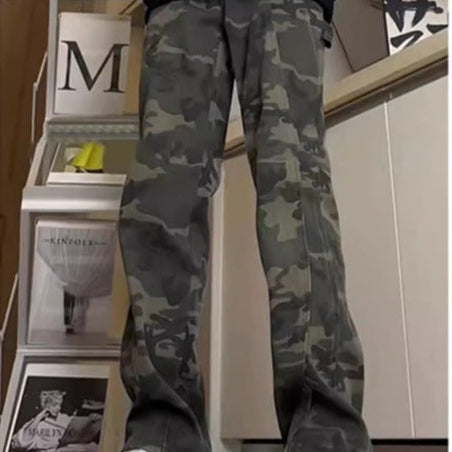 Men’s Camo Cargo Pants | Retro American Street Style