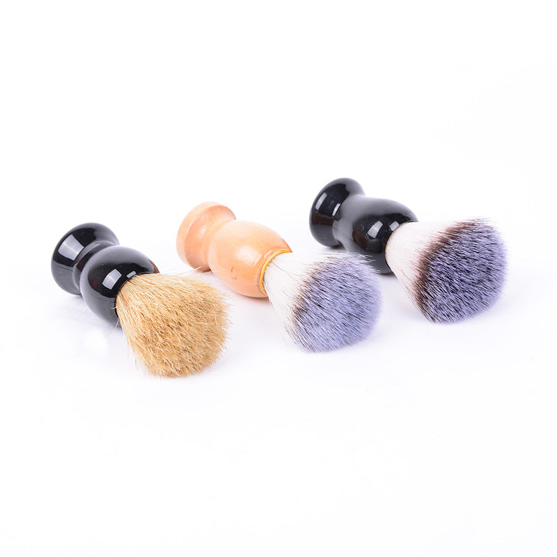 Men’s Beard & Shaving Brush | Portable Nylon & Wool Grooming Tool