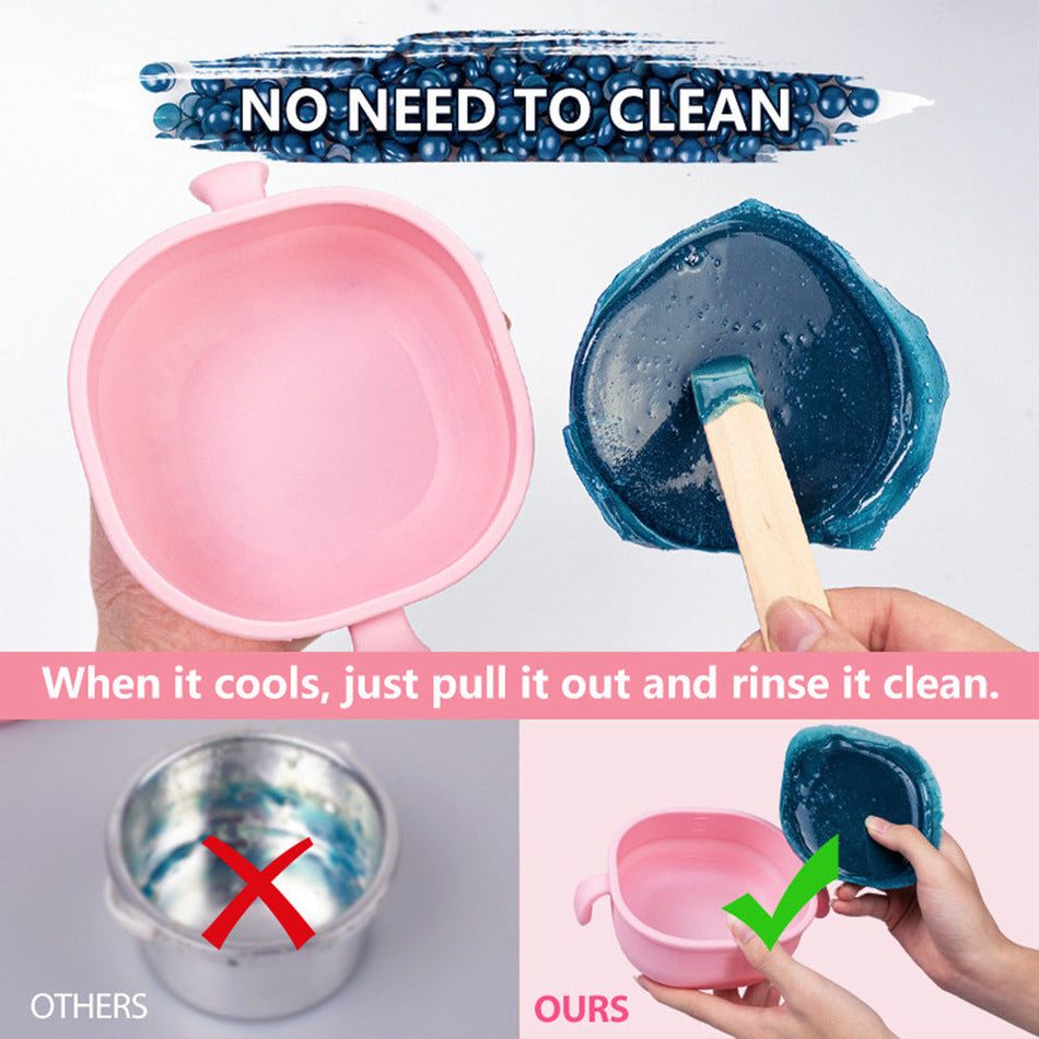Foldable Silicone Wax Pot – Portable Wax Melting & Heating