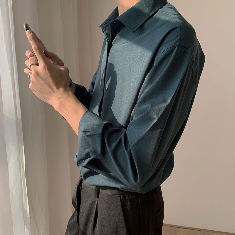 Hong Kong Style Long Sleeve – Smart, Chill & Iron-Free