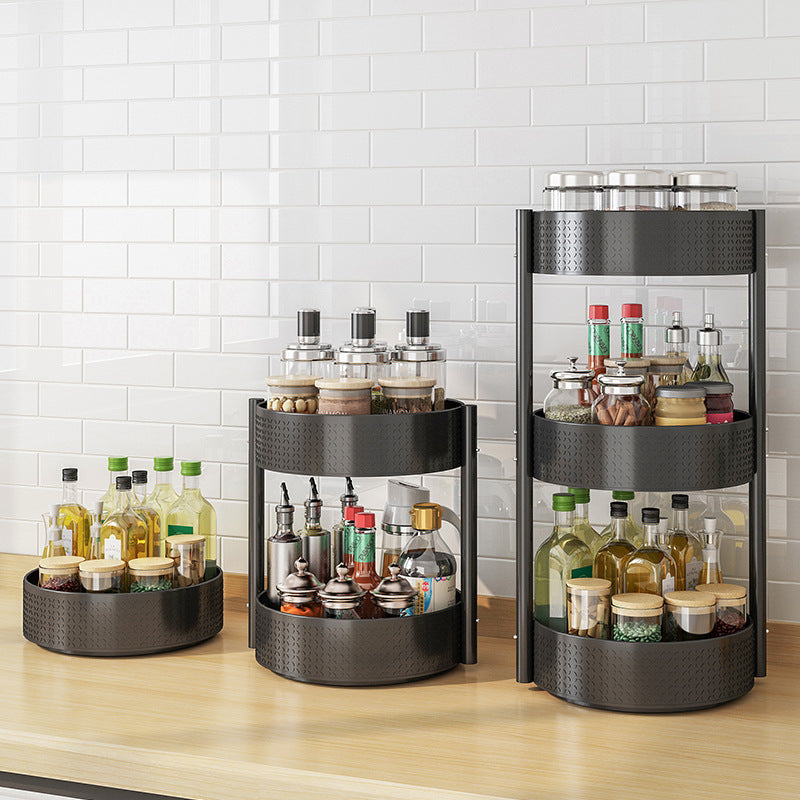 360° Rotating Seasoning Rack for Kitchen Countertop