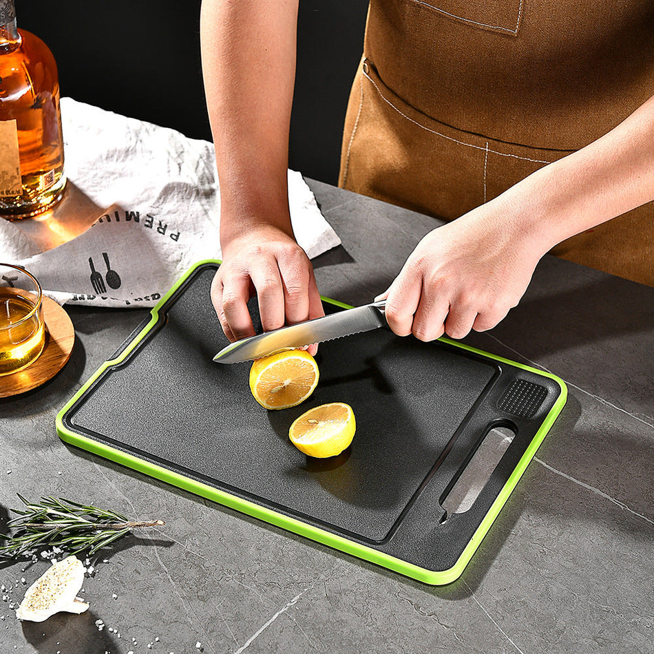 Multifunctional Vertical Cutting Board with Sharpener & Grinder