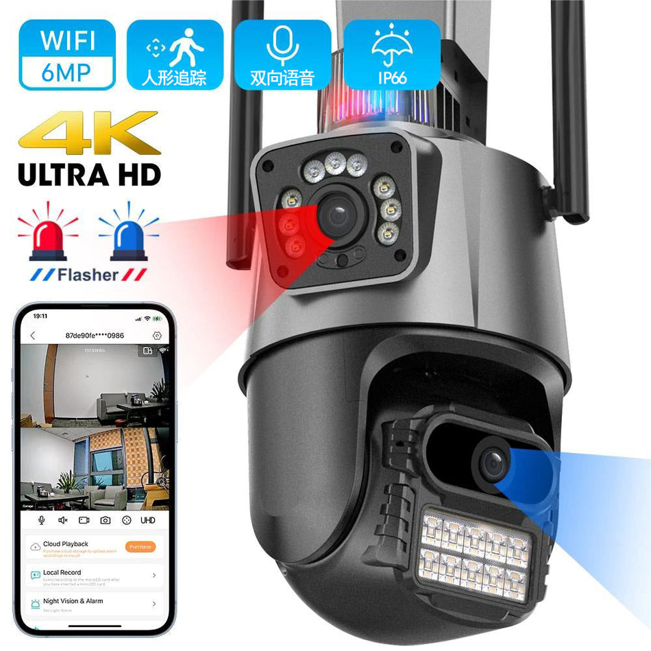 ICSEE P11 Dual-Lens WiFi Surveillance Camera – Ultra-Clear