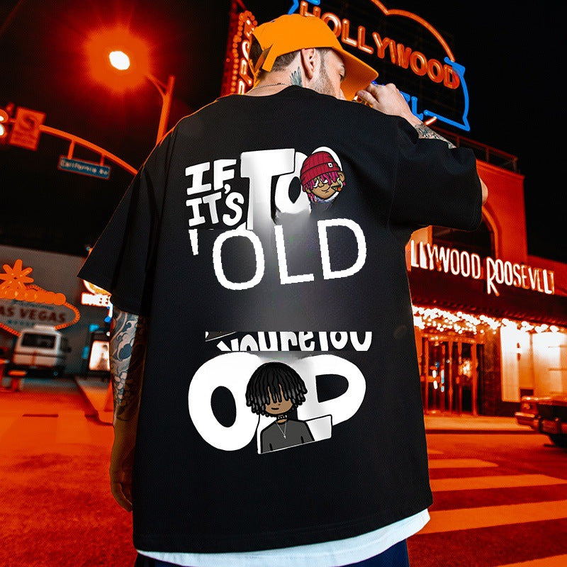 Men’s Oversized T-Shirt - Hip-Hop Summer Style 2025
