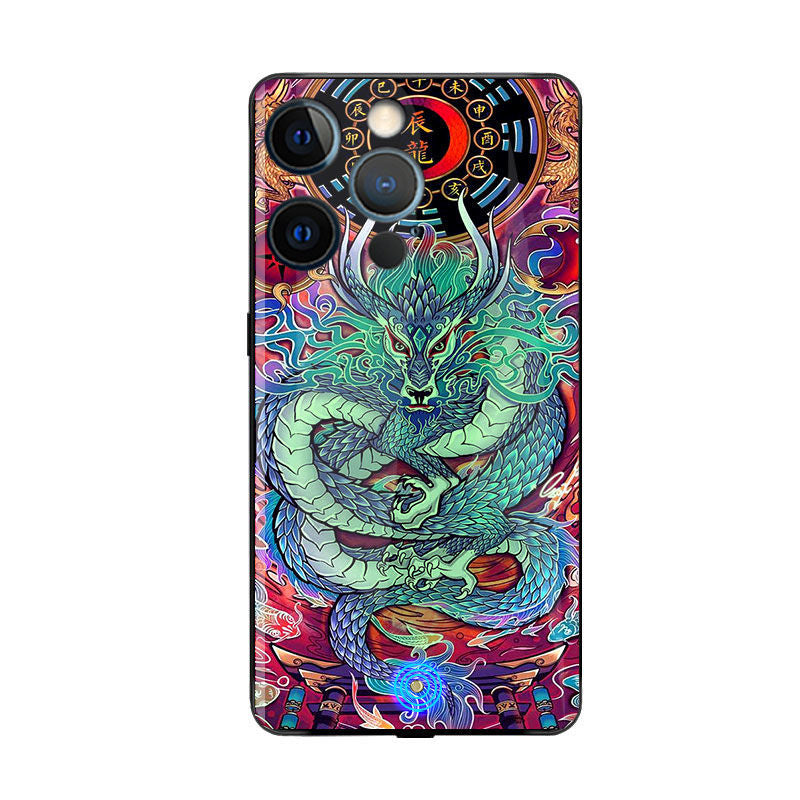 Luminous Dragon Trend Case for Apple iPhone 14 Pro Max / 15 / 13