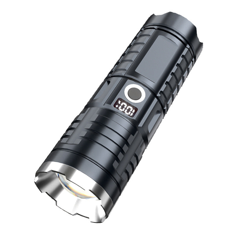 Ultra-Strong Long-Range Rechargeable Spotlight – Digital Display