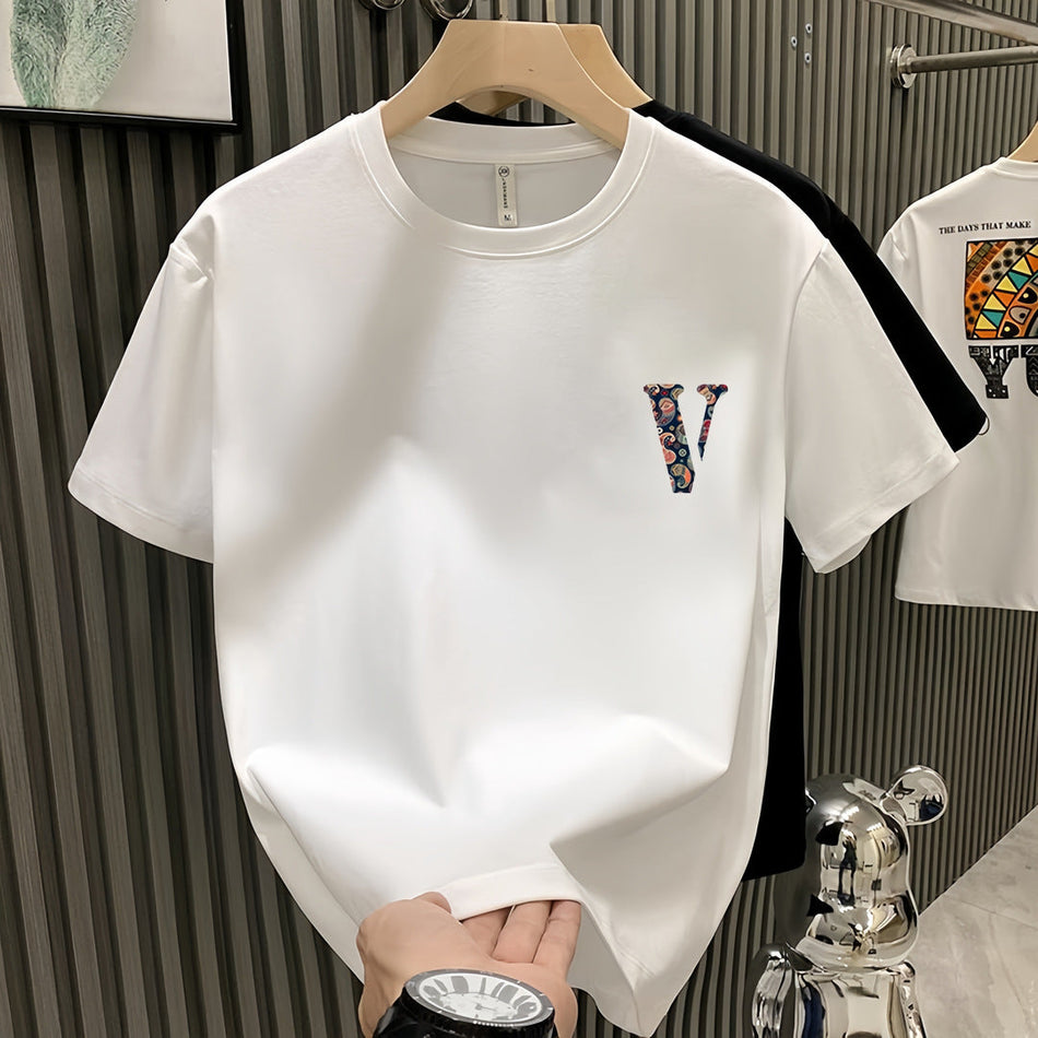 INSTOCK-Men’s Heavy Cotton Summer T-Shirt – Trendy & All-Match