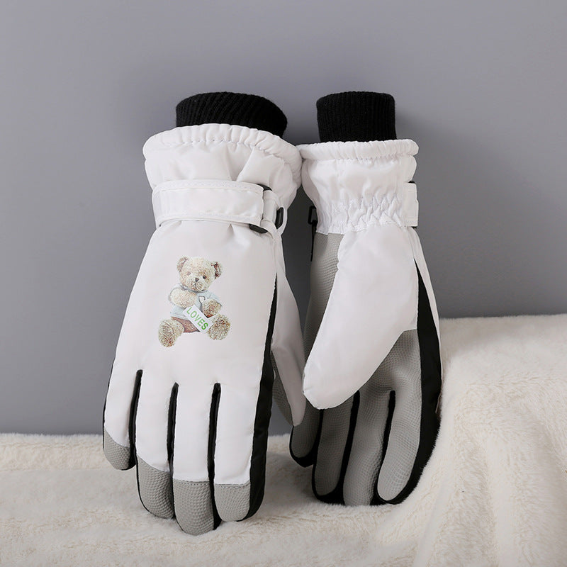 Kids' Winter Ski Gloves – Warm, Waterproof & Windproof