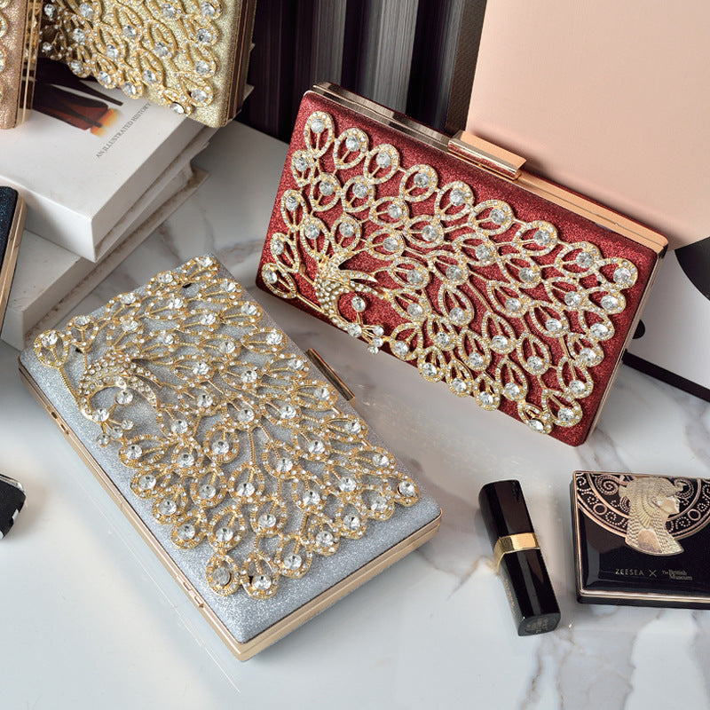 High-End Diamond Handle Bag – Niche Evening Shoulder Bag