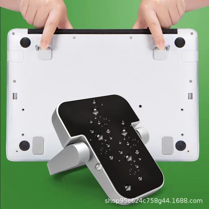 Invisible Adhesive Laptop Stand – Folding & Portable