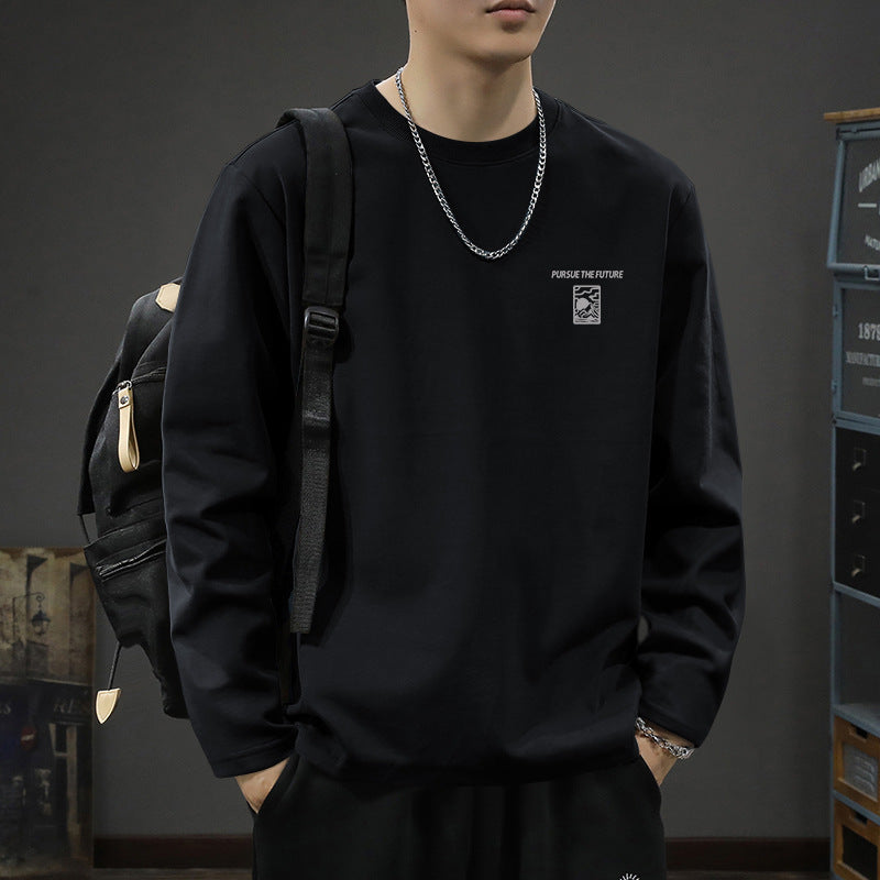 Men’s Heavyweight Cotton Round Neck Casual T-Shirt