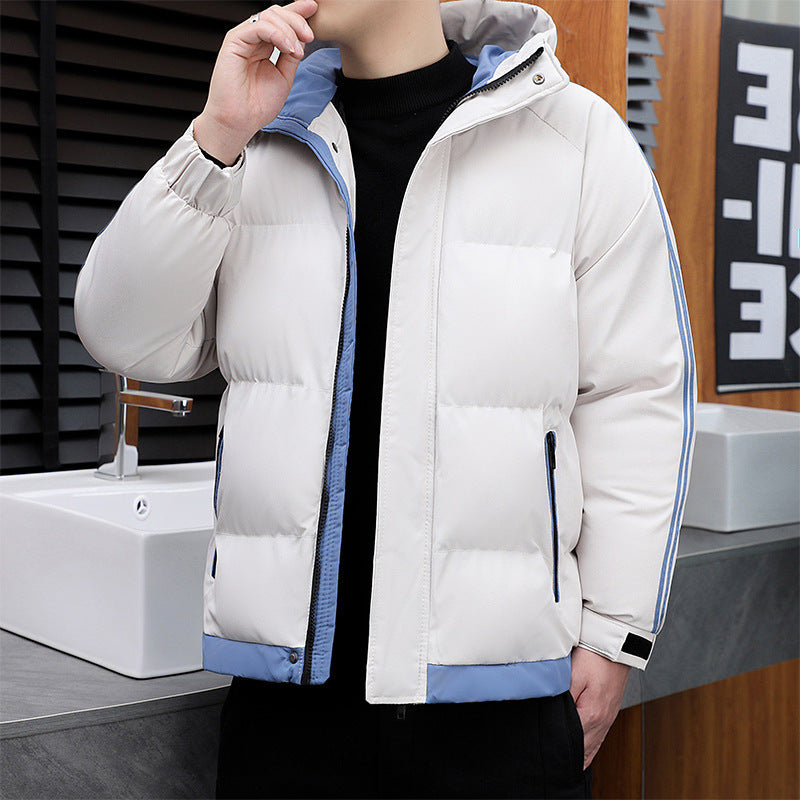 INSTOCK-Men’s Thickened Down Cotton-Padded Winter Jacket – Warm &