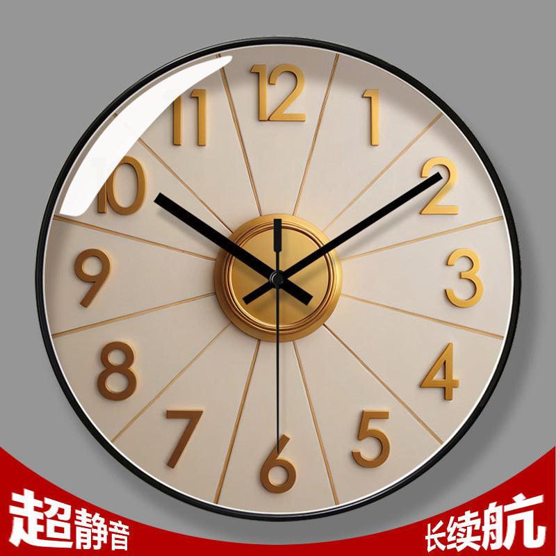 Scandinavian Ultra-Quiet Wall Clock – Modern Home