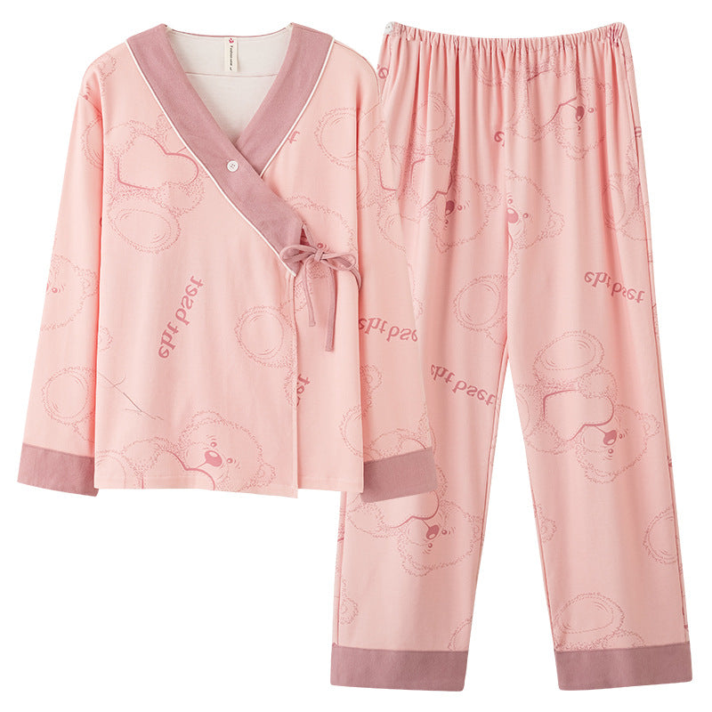 Women's Winter Pajamas – Nursing & Maternity Set