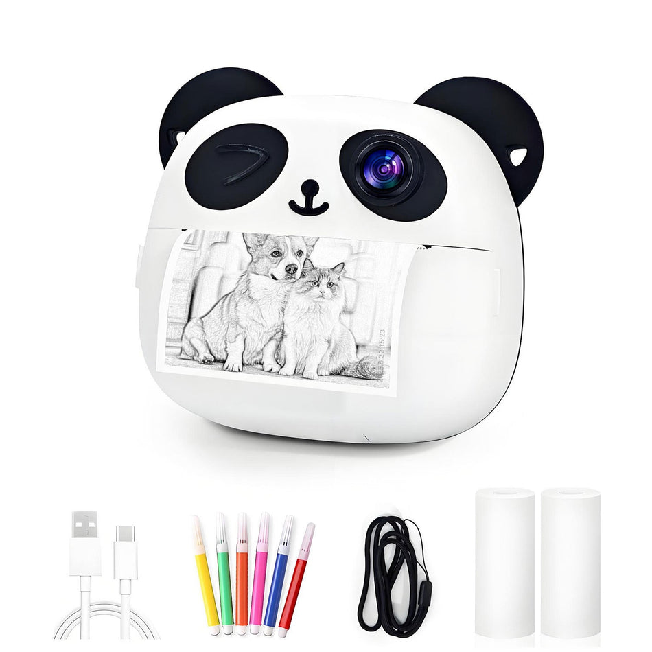 Hztz M1 Panda Kids Instant Camera Colorful Gift
