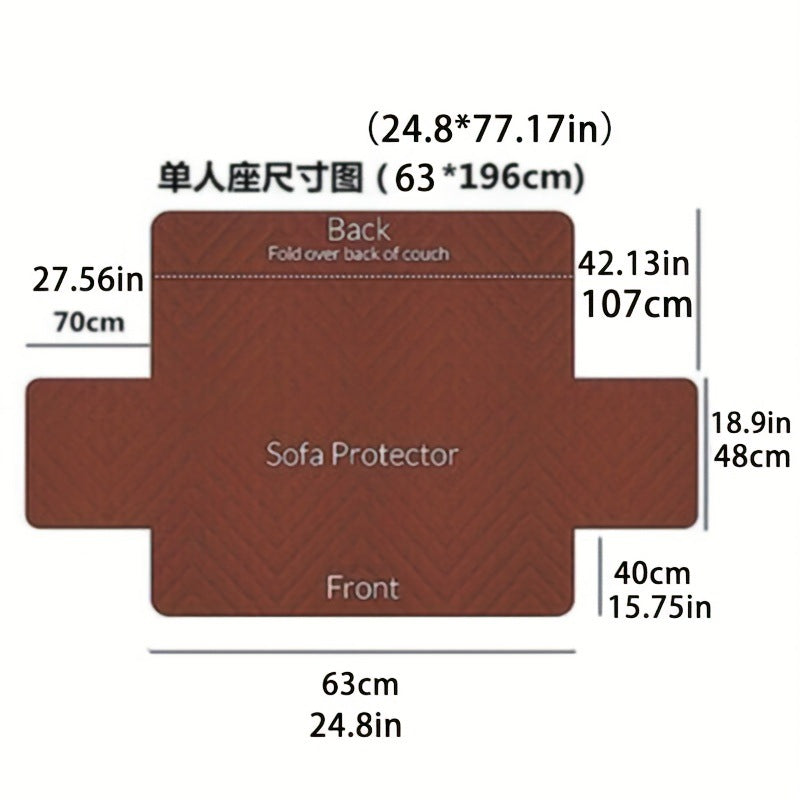 STOCK-Waterproof Pet Sofa Cushion for Home & Chair Protection