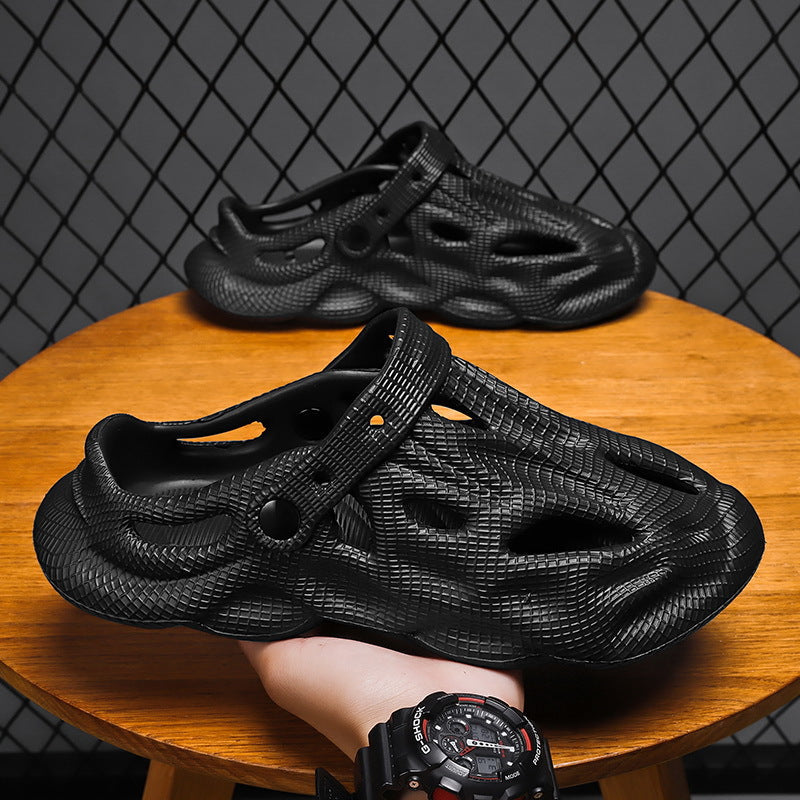 INSTOCK-Men’s 2024 Coconut Hole Sandals | Non-Slip Beach Slides